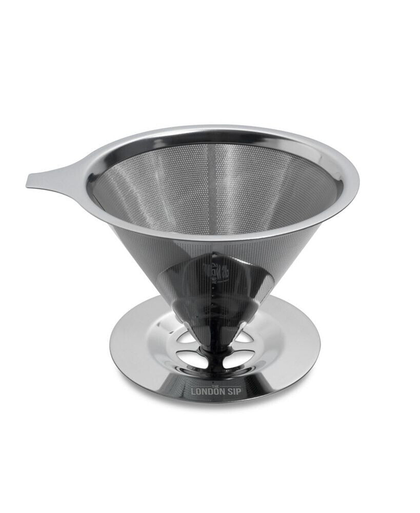 London Sip stainless Steel Coffee Dripper, 1-4 Cup