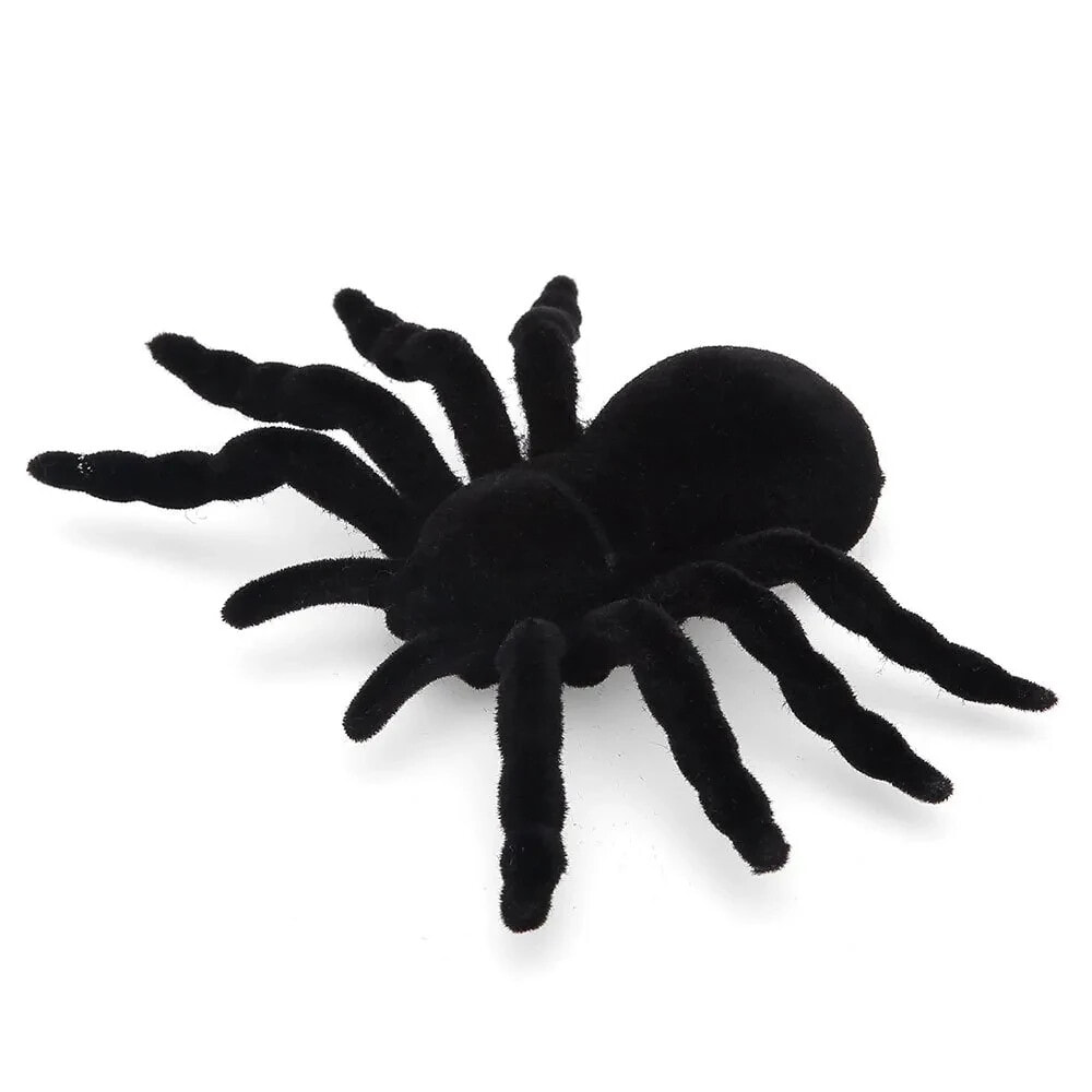 ATOSA Velvet Spider decoration 4 units