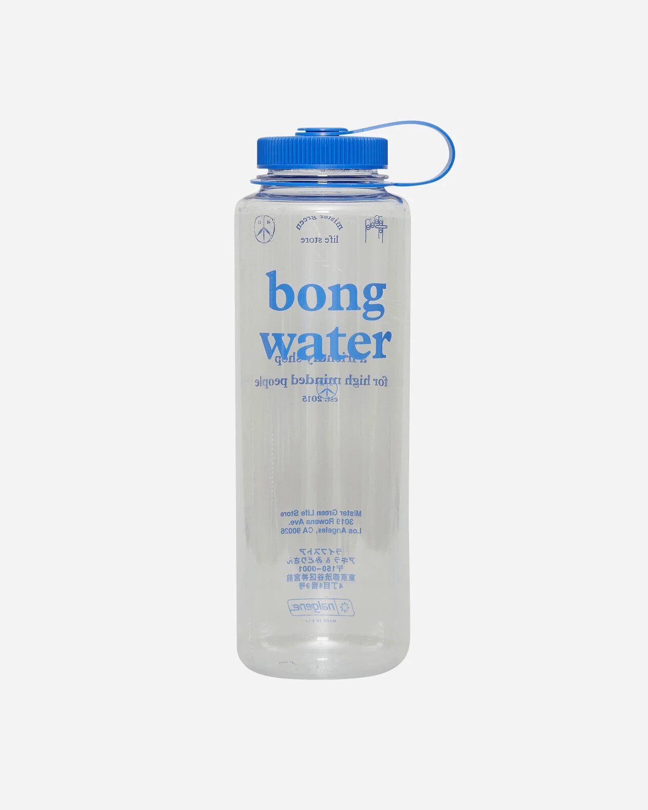 XL Bong Water Nalgene Bottle Clear