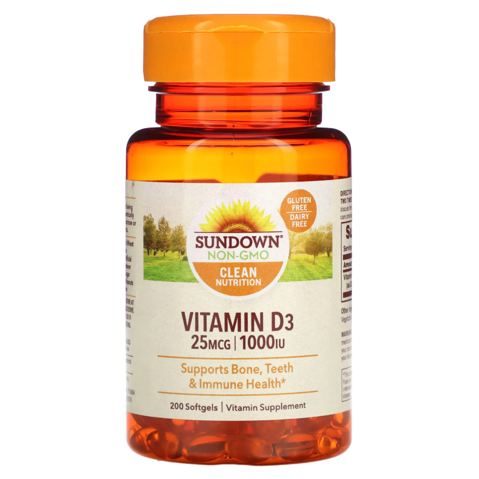 Sundown Naturals, Vitamin D3, 50 mcg (2,000 IU), 350 Softgels