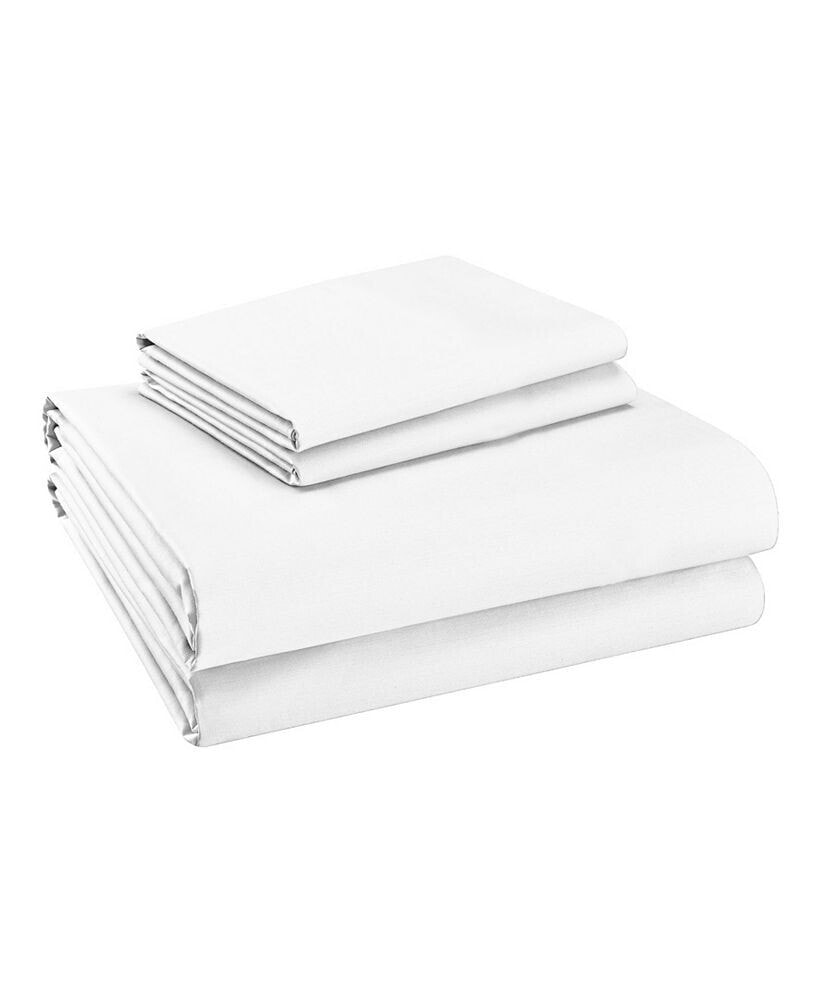 Purity Home ultra Light 144 Thread Count Full Sheet Set, 4 Pieces
