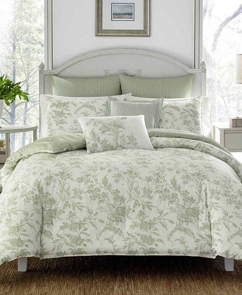 Laura Ashley natalie 3-Pc. Duvet Cover Set, Full/Queen