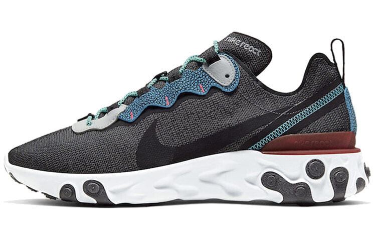 Nike React Element 55 Safari Pack 低帮 跑步鞋 男女同款 灰青 / Кроссовки Nike React Element 55 Safari Pack CD2153-001