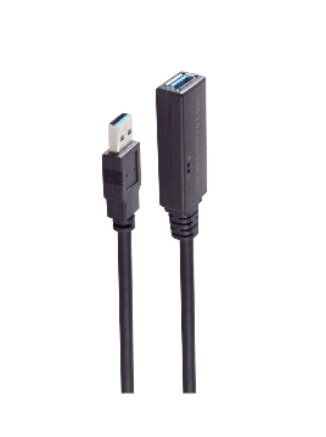 BS13-39485 - 30 m - USB A - USB A - 5 Mbit/s - Black
