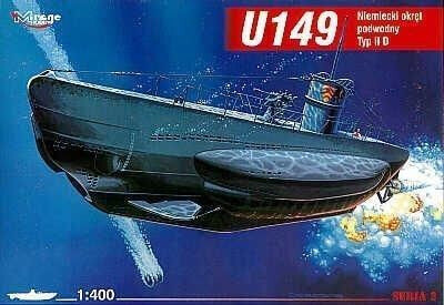 Сборная модель или аксессуар для детей Mirage Okręt Podwodny 'U149' II D - 217564