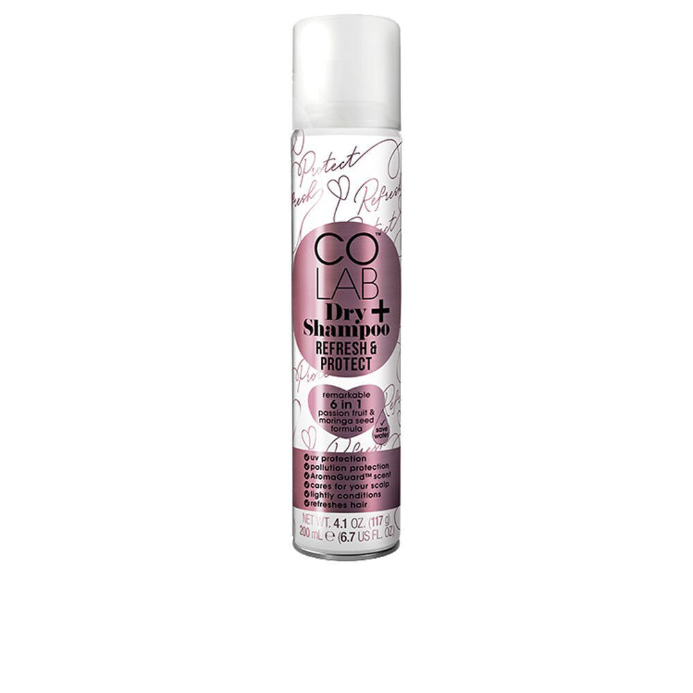 Сухой или твердый шампунь для волос CoLab DRY+ shampoo refresh & protect 200 ml