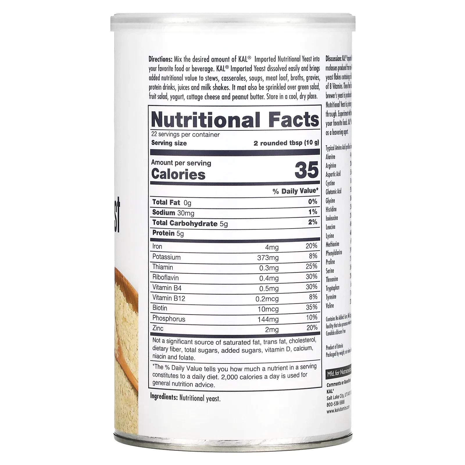 Imported Nutritional Yeast Flakes, 14.8 oz (420 g)