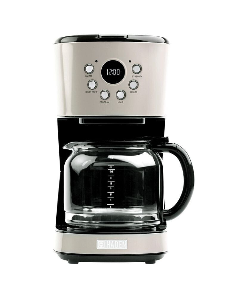 Haden dorset Modern 12-Cup Programmable Coffee Maker with Strength Control and Timer -75028