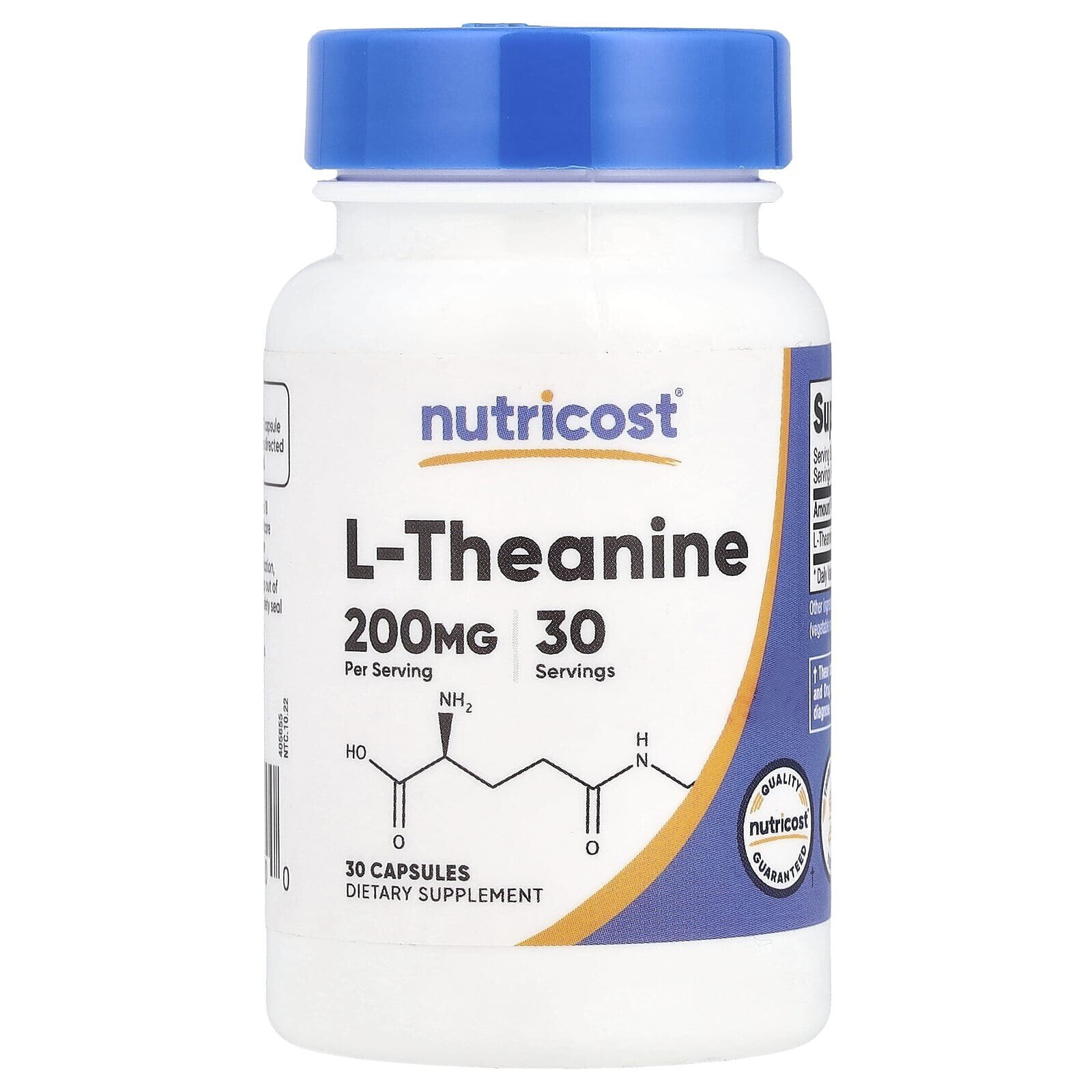 L-Theanine, 200 mg, 30 Capsules