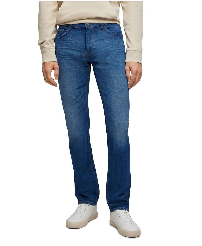 Hugo Boss men's Italian Denim Regular-Fit Jeans
