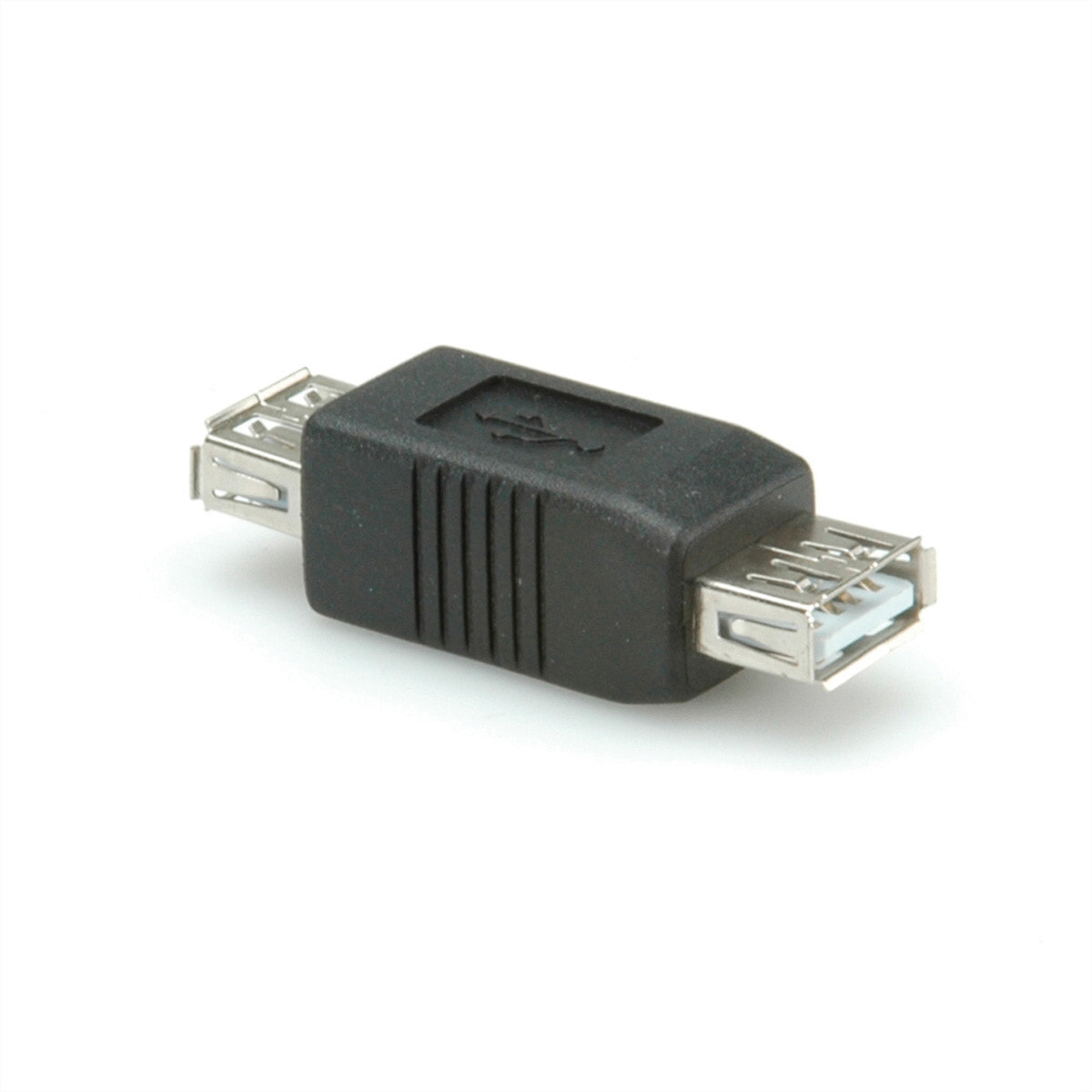 ROLINE USB 2.0 Gender Changer, Type A F/F Черный 12.03.2960