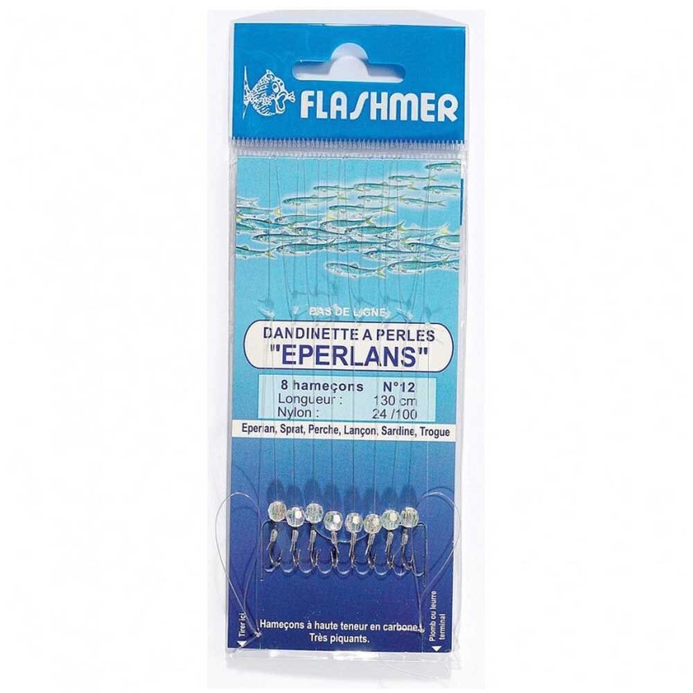 FLASHMER Eperlan Feather Rig 8 Hooks