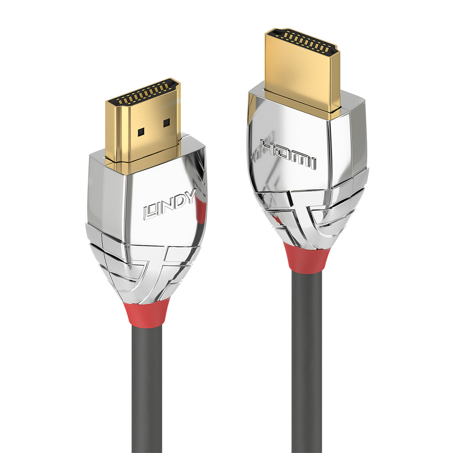 Lindy 37874 HDMI кабель 5 m HDMI Тип A (Стандарт) Серый, Серебристый