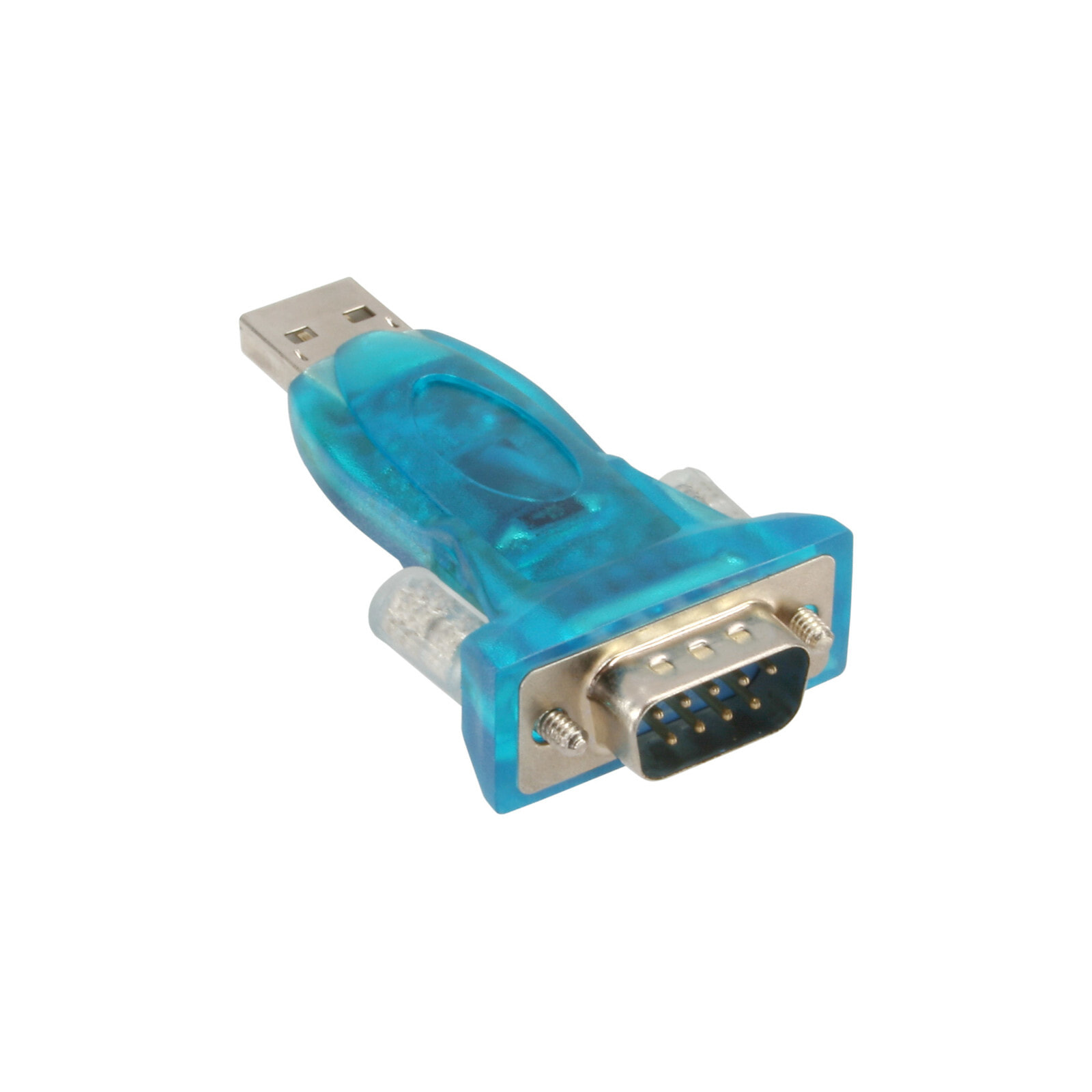 InLine 33304A кабельный разъем/переходник USB A DB9 Синий