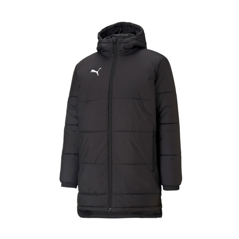 Мужская спортивная куртка черная с капюшоном Puma Bench Jacket M 657268-03
