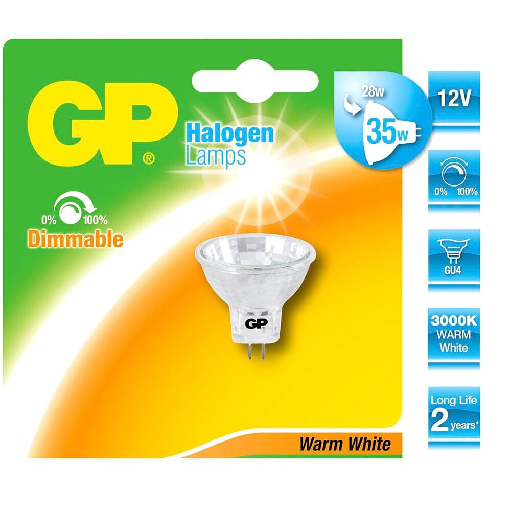 GP BATTERIES Halogen Reflector GU4 35W 12V Light Bulb