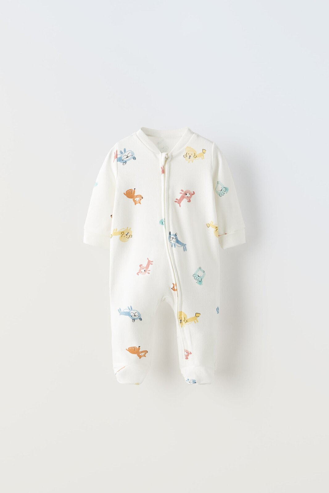 0-18 months/ sleepsuit with puppies