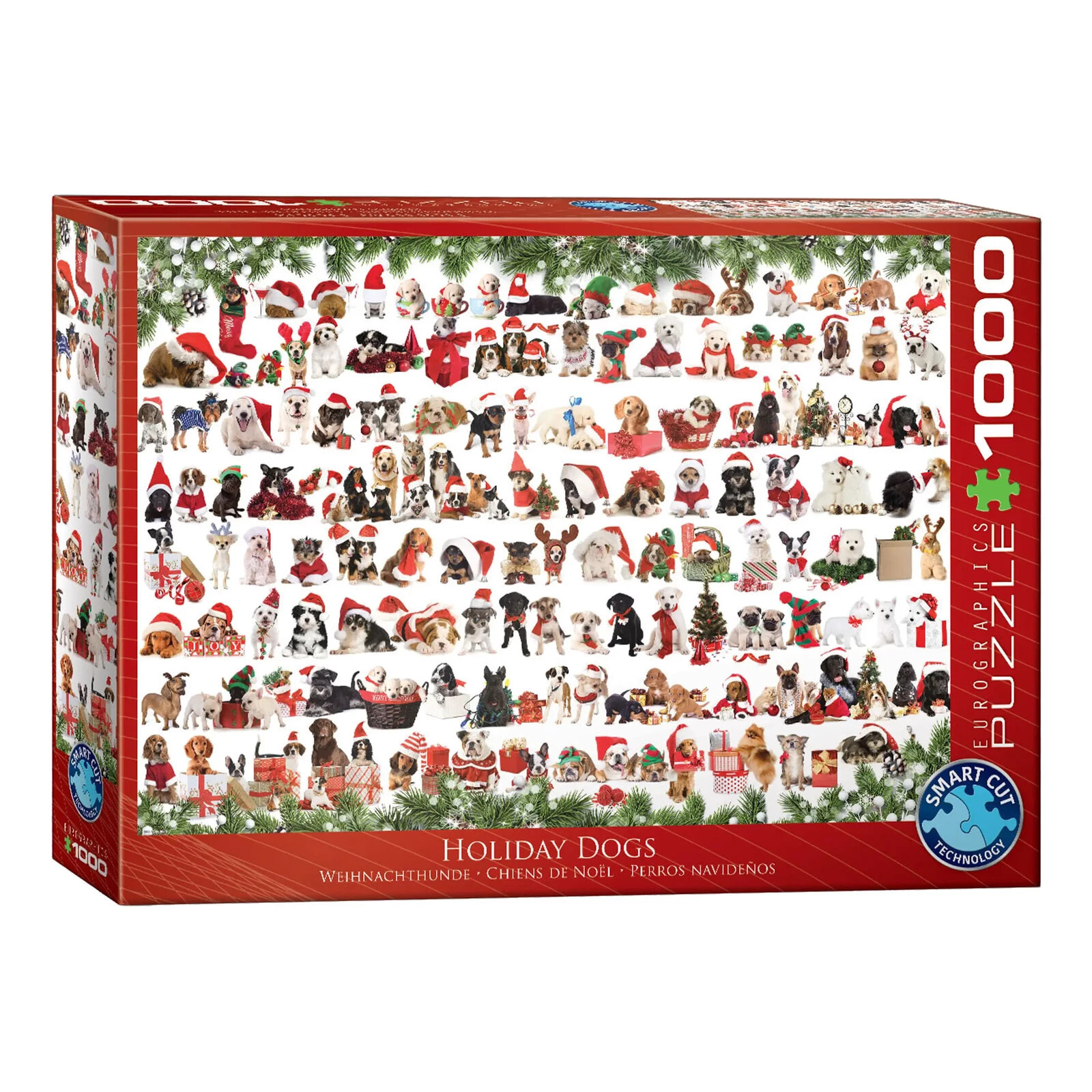 Puzzle Urlaubshunde 1000 Teile