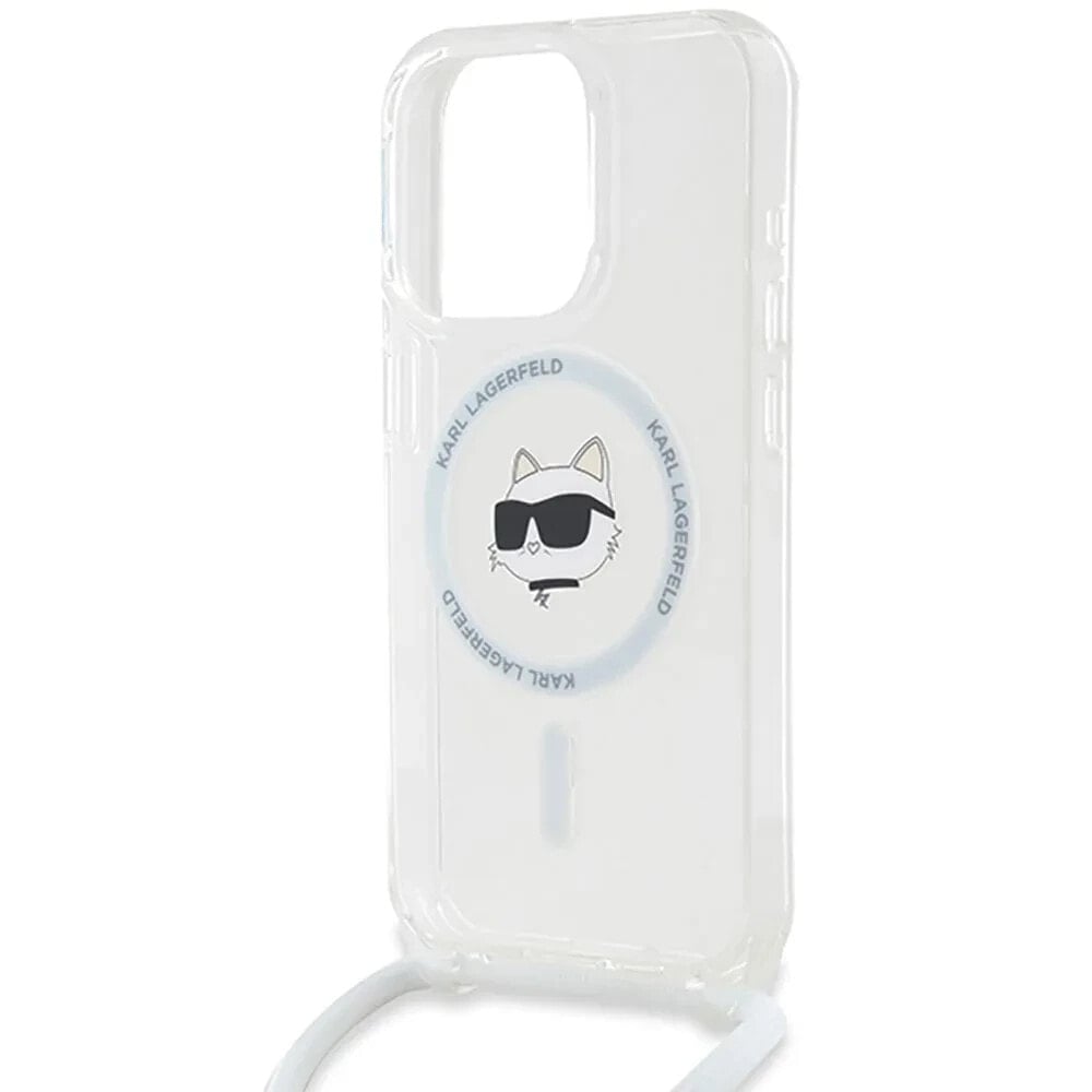 KARL LAGERFELD Klhmp14Xhcchnt iPhone 14 Pro Max 6.7 Iml Choupette Head&Cord phone case