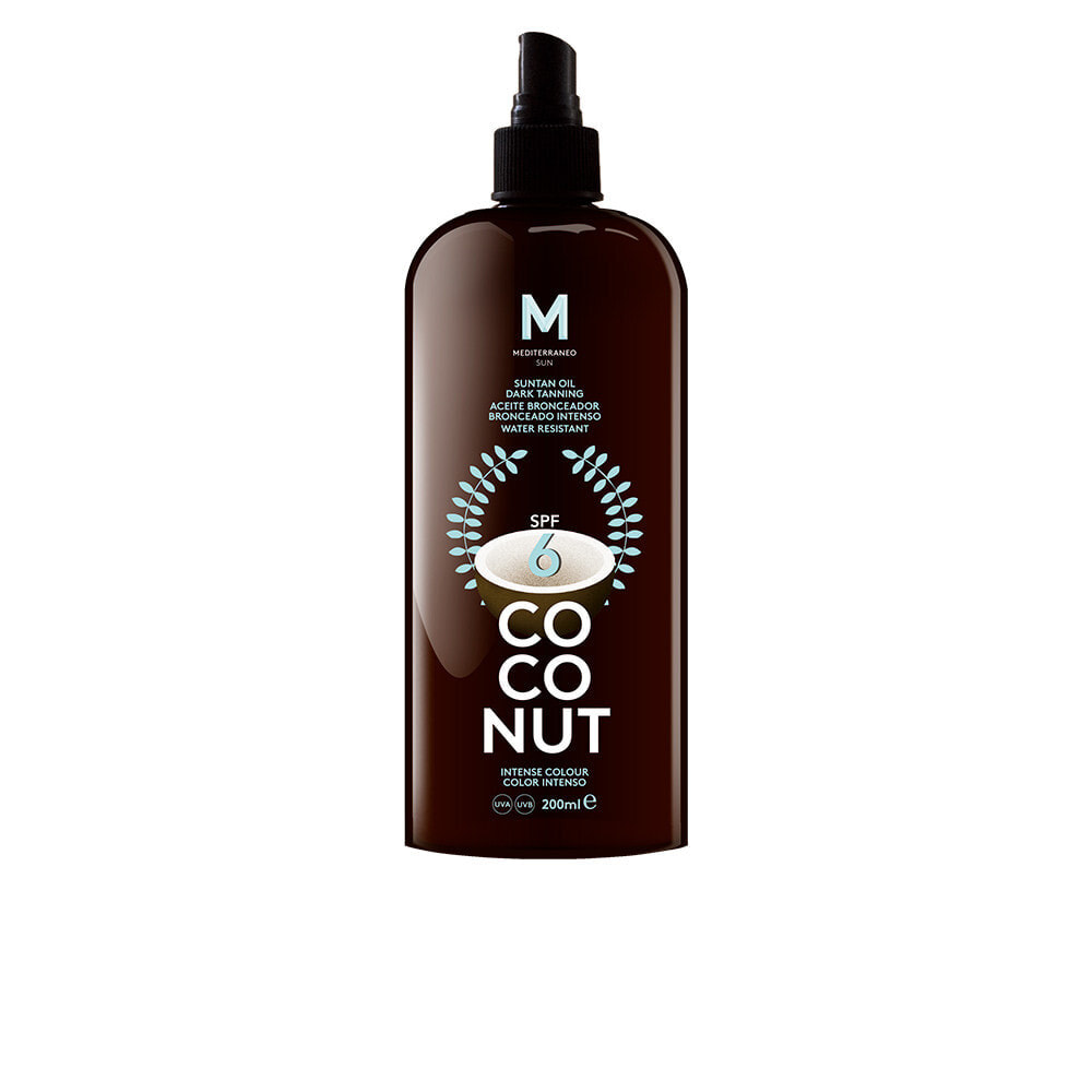 Mediterraneo Sun Coconut SPF6 Кокосовое масло для загара  200 мл