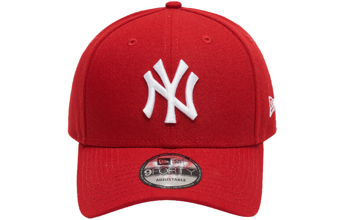 New Era New Era x MLB 联名款 Logo刺绣纽约洋基队 鸭舌帽 男女同款情侣款 红色 / Бейсболка New Era MLB 12836264