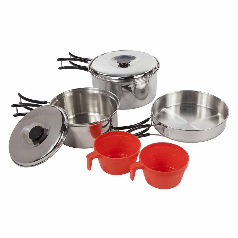 REGATTA Compact Steel Cook Set Utensil