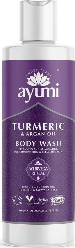 Ayumi Turmeric & Argan Oil Body Wash Питательный гель для душа с экстрактом куркумы и аргановым маслом 250 мл