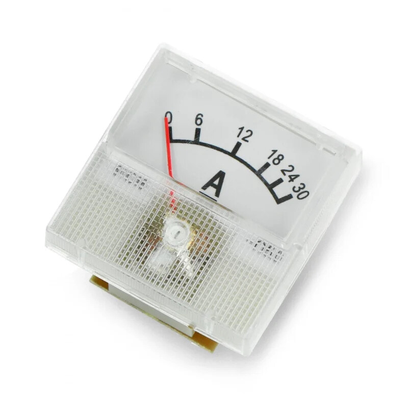 Аналоговый амперметр-панель 91C16 mini-30A