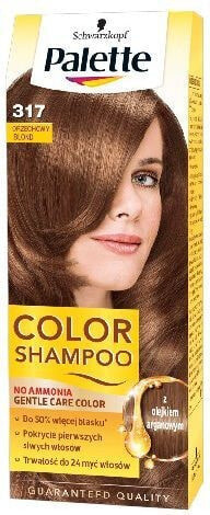 Оттеночное или камуфлирующее средство для волос Schwarzkopf Palette Color Shampoo Szampon koloryzujący nr 317 Orzechowy Blond