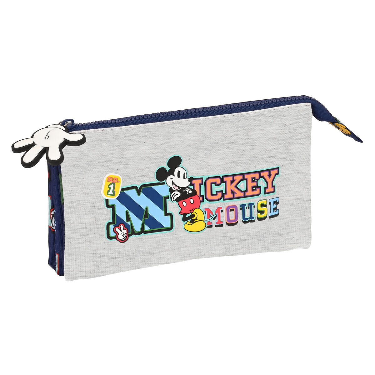 Triple Carry-all Mickey Mouse Clubhouse Only one Navy Blue 22 x 12 x 3 cm
