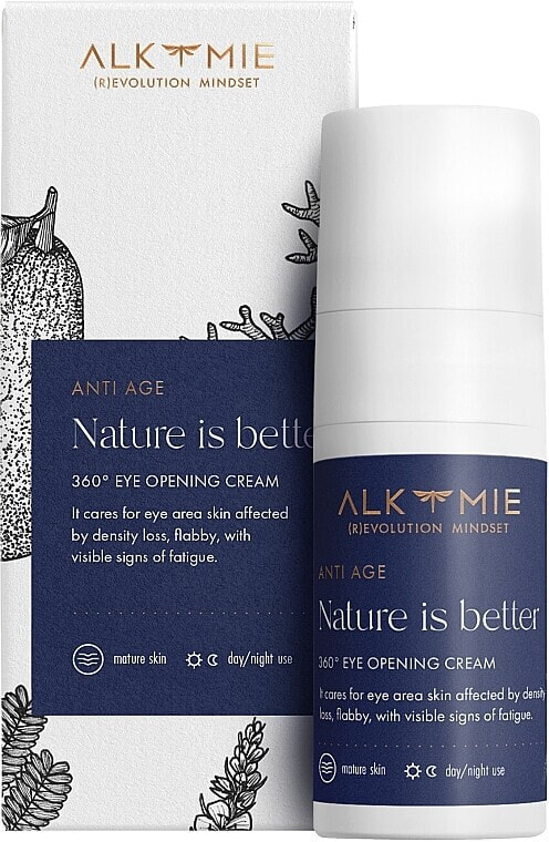 Augencreme für Tag und Nacht - Alkmie Better Than Botox Eye Opening Cream