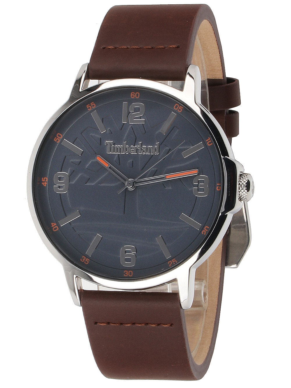 Мужские наручные часы с коричневым кожаным ремешком Timberland TBL16011JYS.03 Glencove mens 43mm 3ATM
