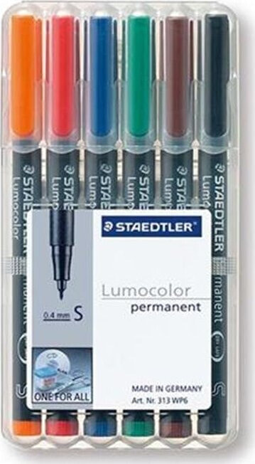 Staedtler STAEDTLER Folienstift Lumocolor S perm 6St