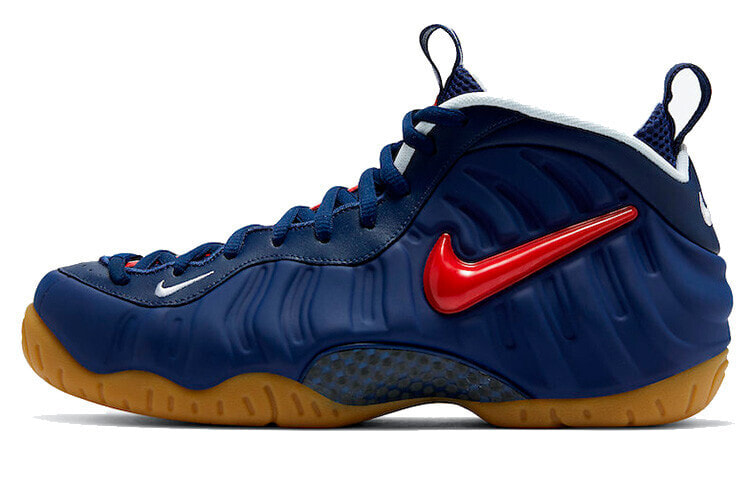 Nike Foamposite Pro “blue void” 喷泡 耐磨减震 高帮 复古篮球鞋 男款 蓝红 / Кроссовки Nike Foamposite Pro blue void CJ0325-400