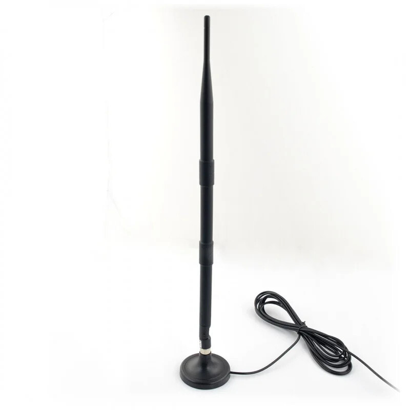 WiFi 12dBI antenna with base, cable and RP-SMA connector