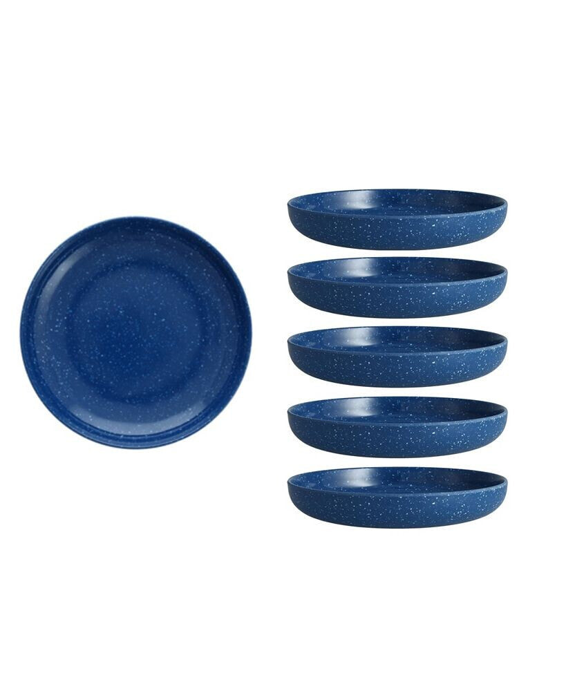 Fortessa melamine Camp Blue Coupe Round Plate 9