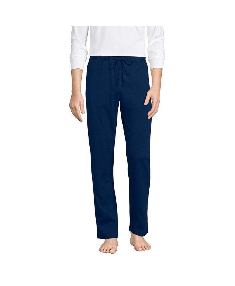 Lands' End men's Tall Knit Jersey Sleep Pants