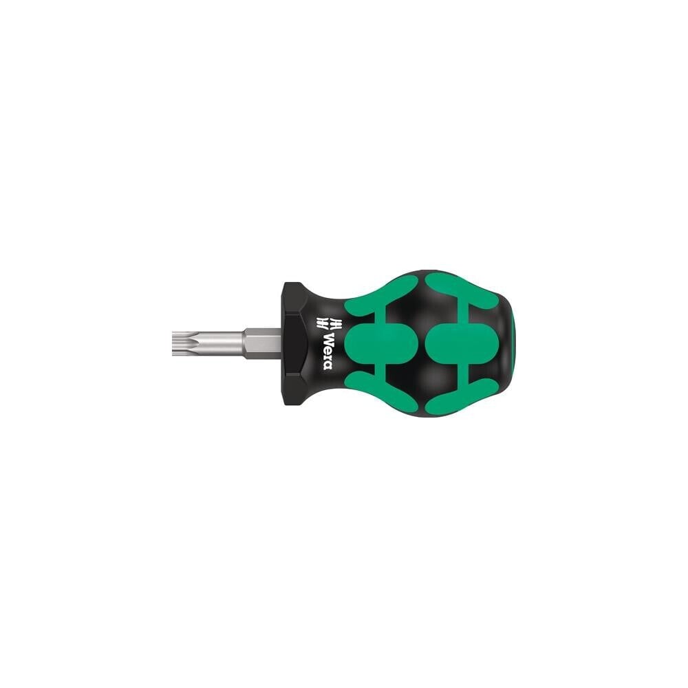 Wera Schraubendreher 367 TORX® Stubby Größe T 30 Klingenlänge 25 mm 2-Komponentengriff Rundklinge