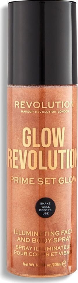 Revolution Glow Revolution Illuminating Face And Body Spray Бронзирующий и придающий сияние спрей для лица и тела  200 мл
