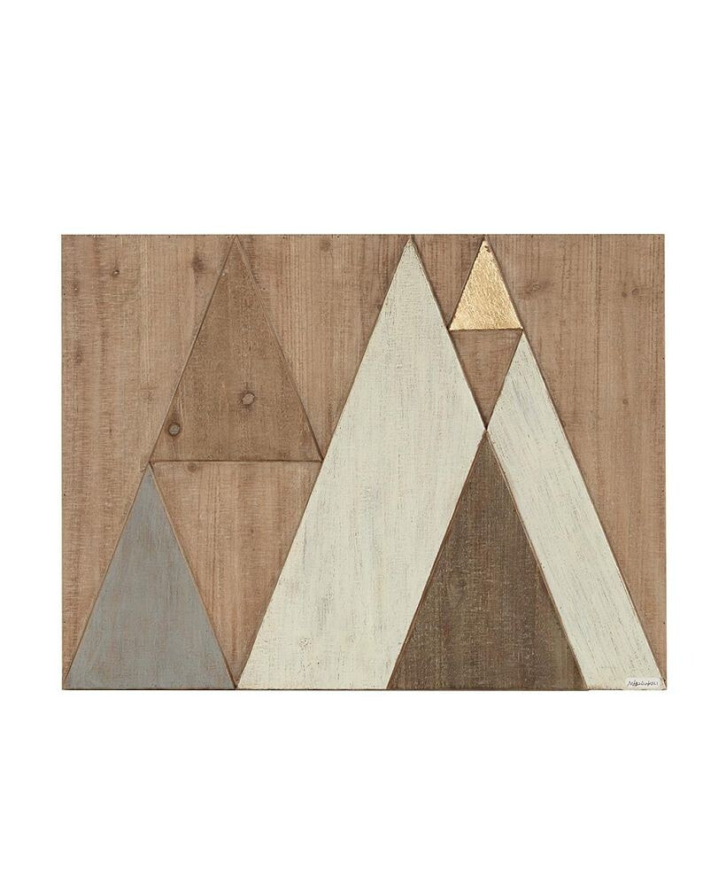 Simplie Fun ranger Layered Triangles Wood Wall Decor