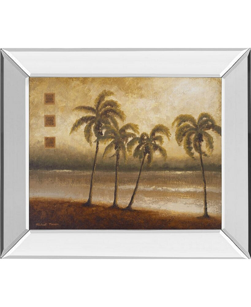 Classy Art tropical Escape I by Michael Marcon Mirror Framed Print Wall Art, 22