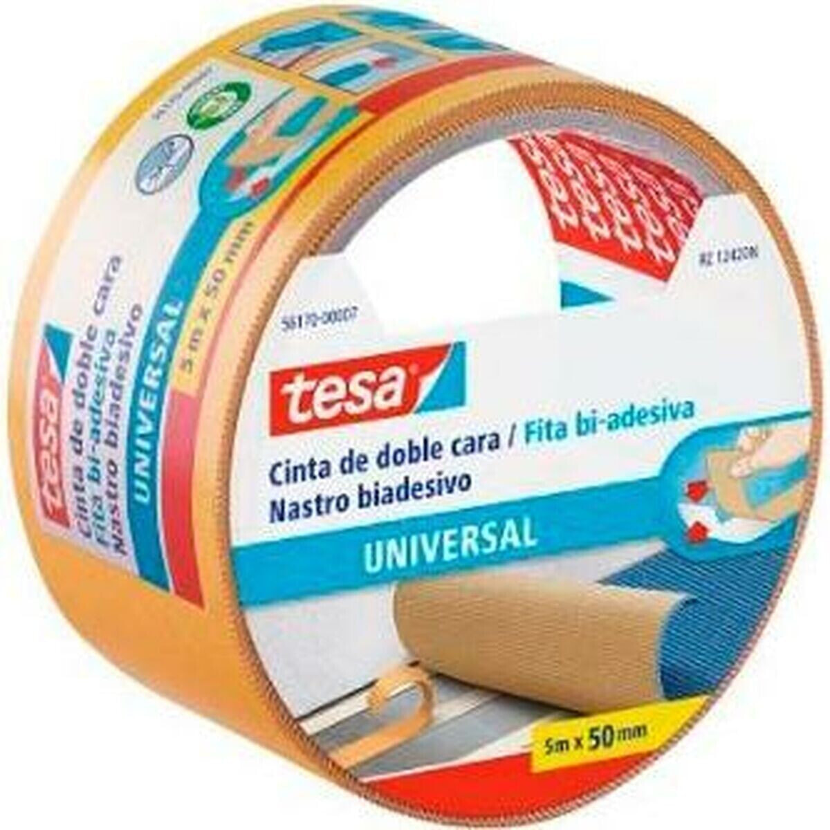 Double Sided Tape TESA 56172-00005-12 Brown White