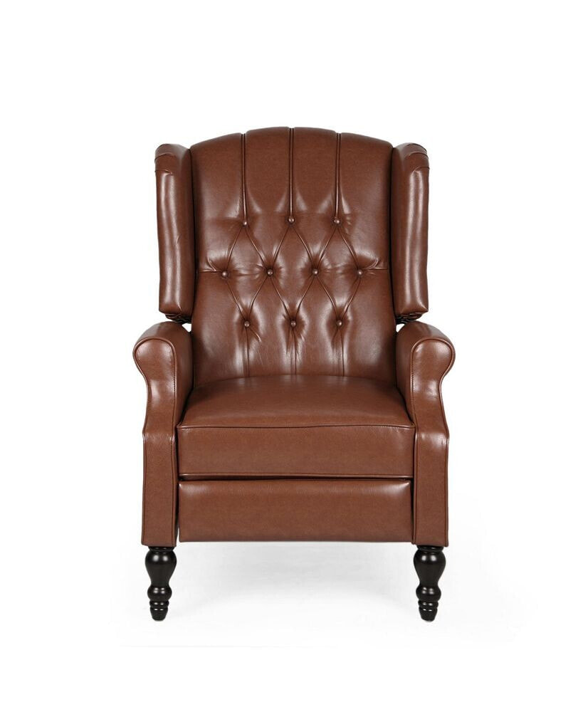 Noble House walter Contemporary Tufted Recliner