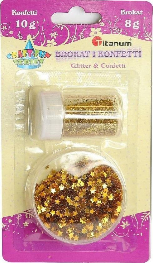 Titanum Gold glitter + confetti set