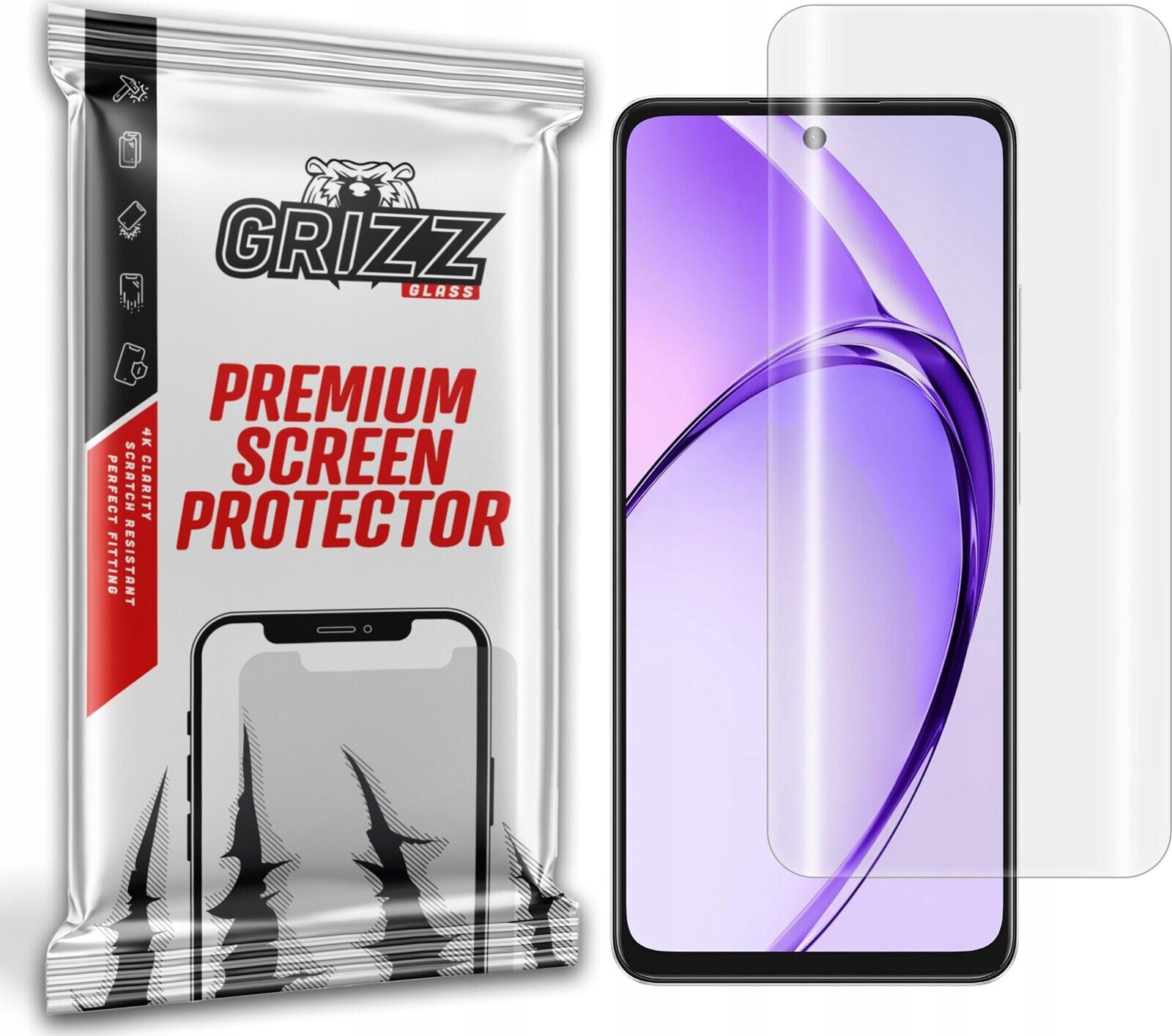 GrizzGlass Folia hydrożelowa GrizzGlass Hydrofilm do Oppo A3 4G