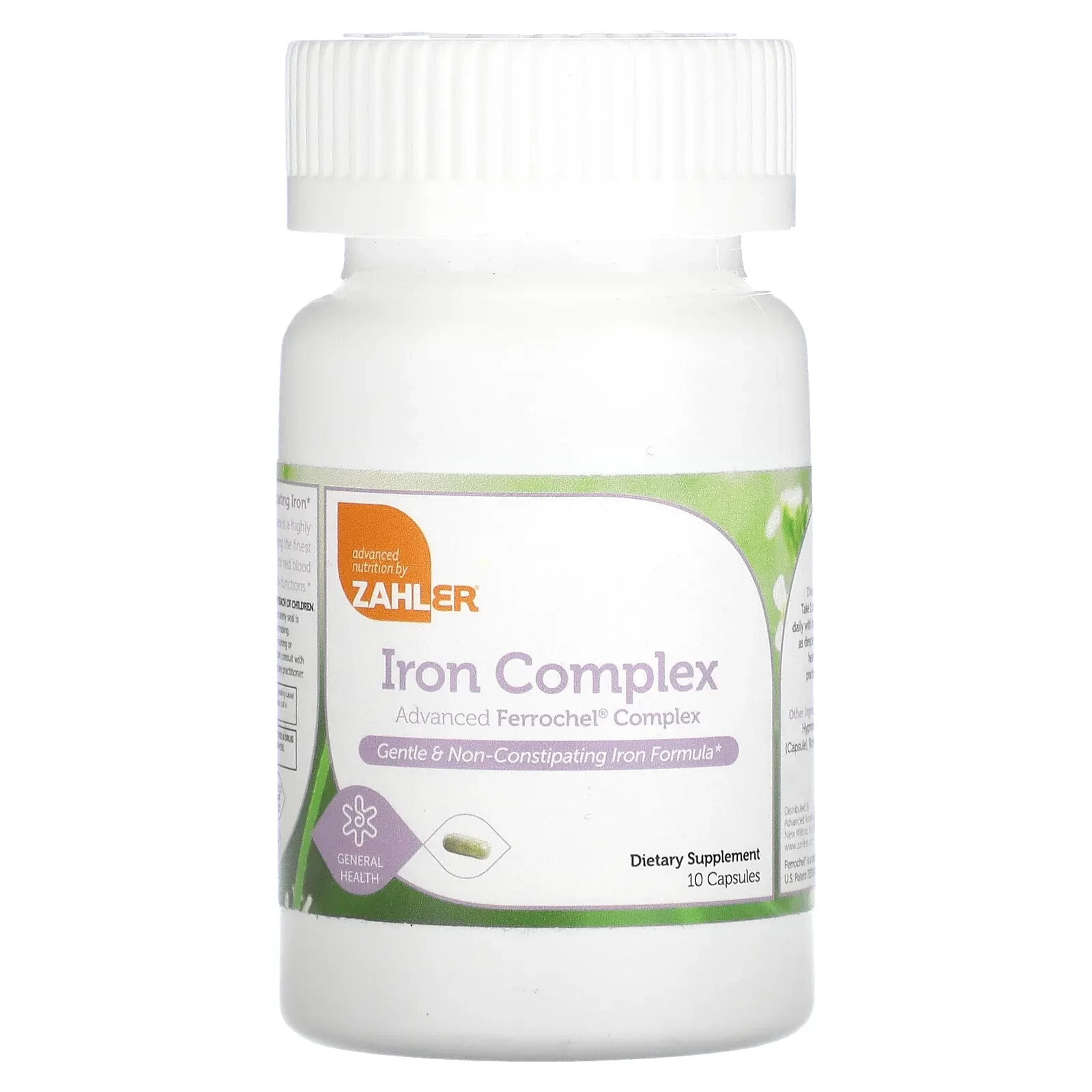 Zahler, Iron Complex, 250 Capsules