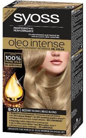 Краска для волос Syoss Farba do włosów Oleo 8-05 beżowy blond
