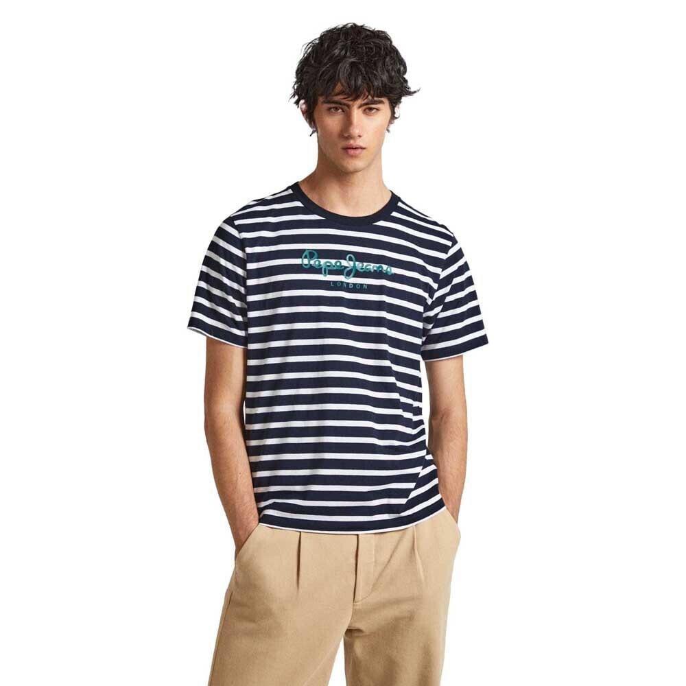 PEPE JEANS Striped Eggo Short Sleeve T-Shirt