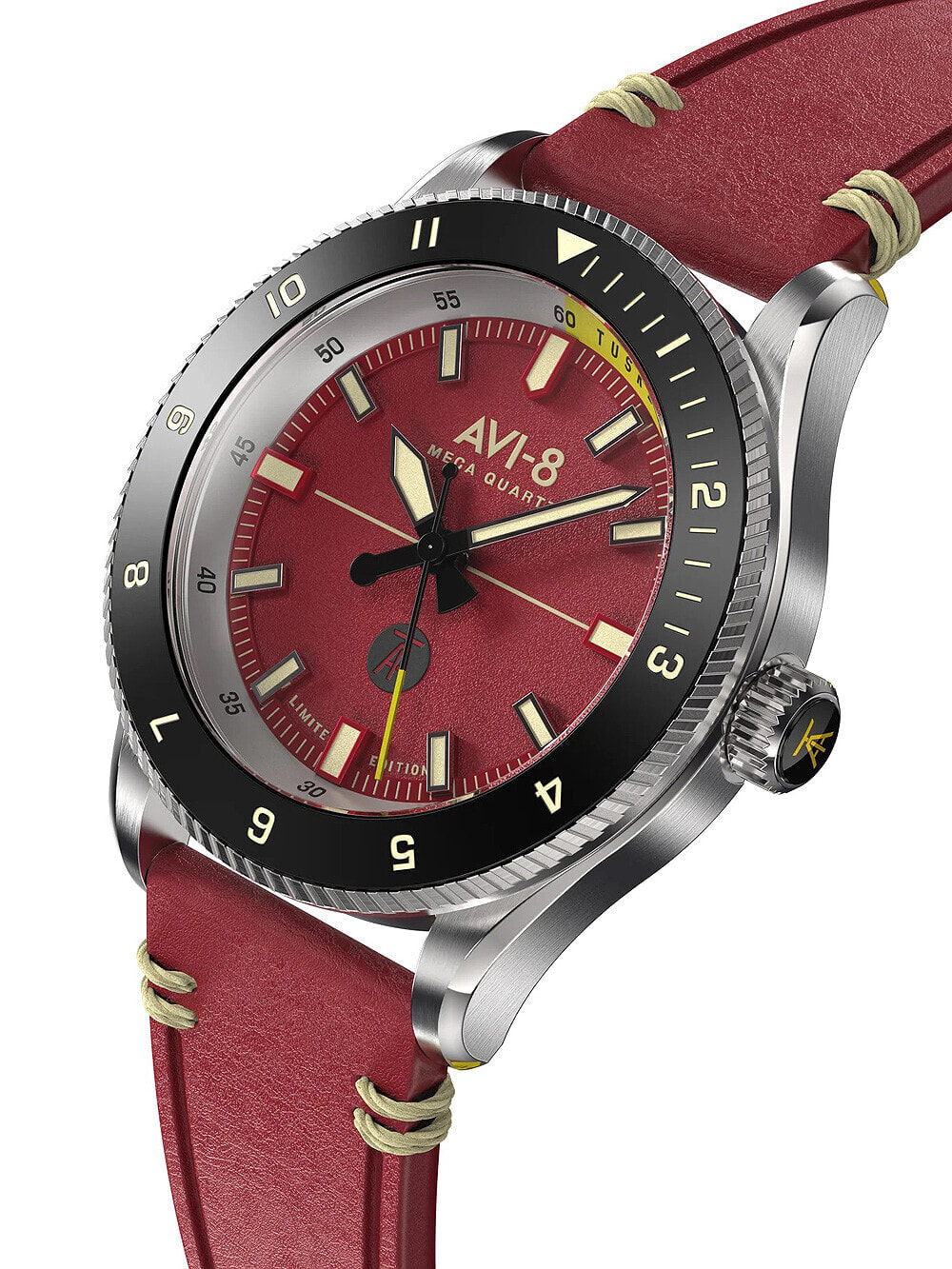 AVI 8 AV 4103 04 Tuskegee Airmen Limited Edition Mens Watch 40mm