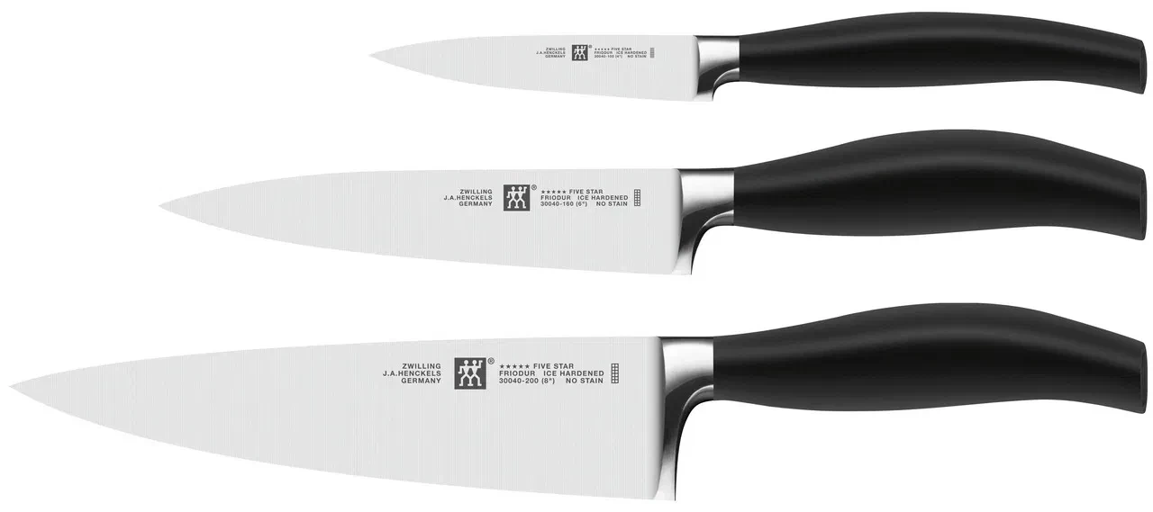 ZWILLING Messerset 3-tlg. FIVE STAR